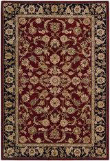 N N 2000 Burgundy Traditional Indoor Rug