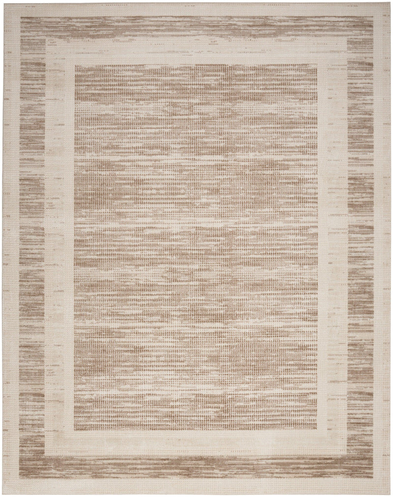 Nourison Serenity Home SRH07 Mocha Ivory Modern Indoor Rug