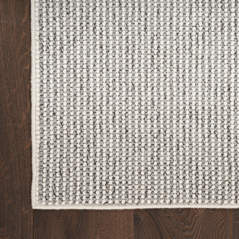 Nourison Natural Texture NTX01 Ivory Grey Farmhouse Indoor Rug