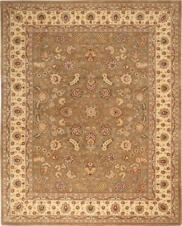 NN 2000 Olive Traditional Indoor Rug