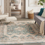 Nourison Thalia THL04 Green Ivory Vintage Indoor Rug