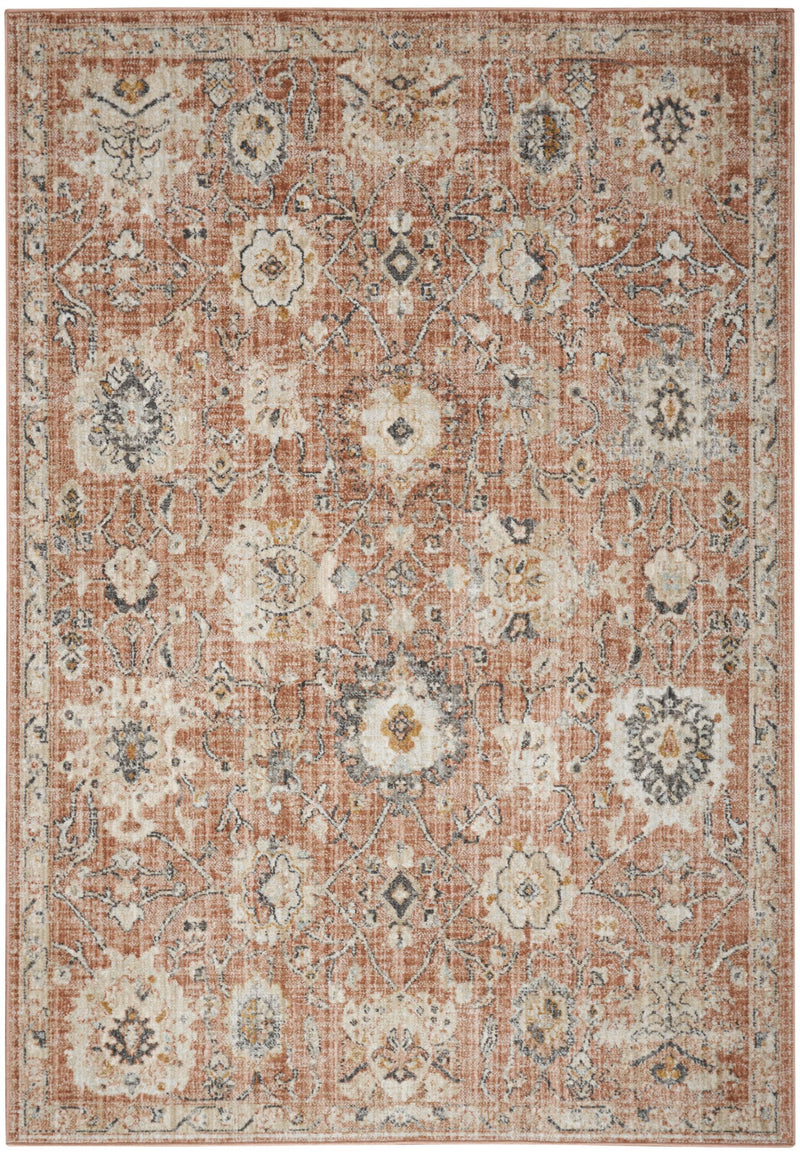 Nourison Oushak Home OUS01 Rust Vintage Indoor Rug