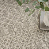 Nourison Positano POS02 Light Grey Modern Rug