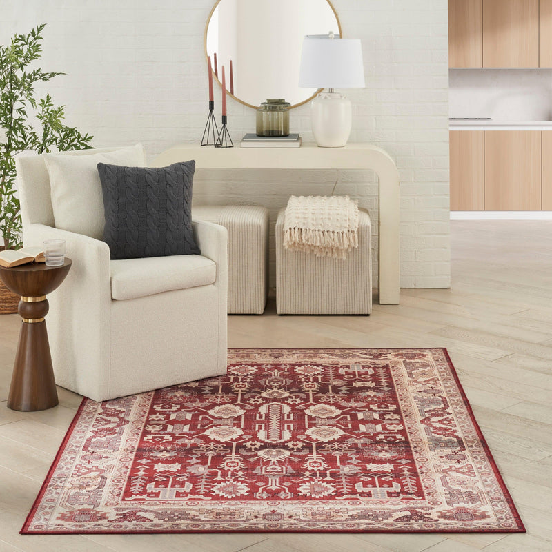 Nourison Vintage Home VNH02 Red Bohemian Indoor Rug