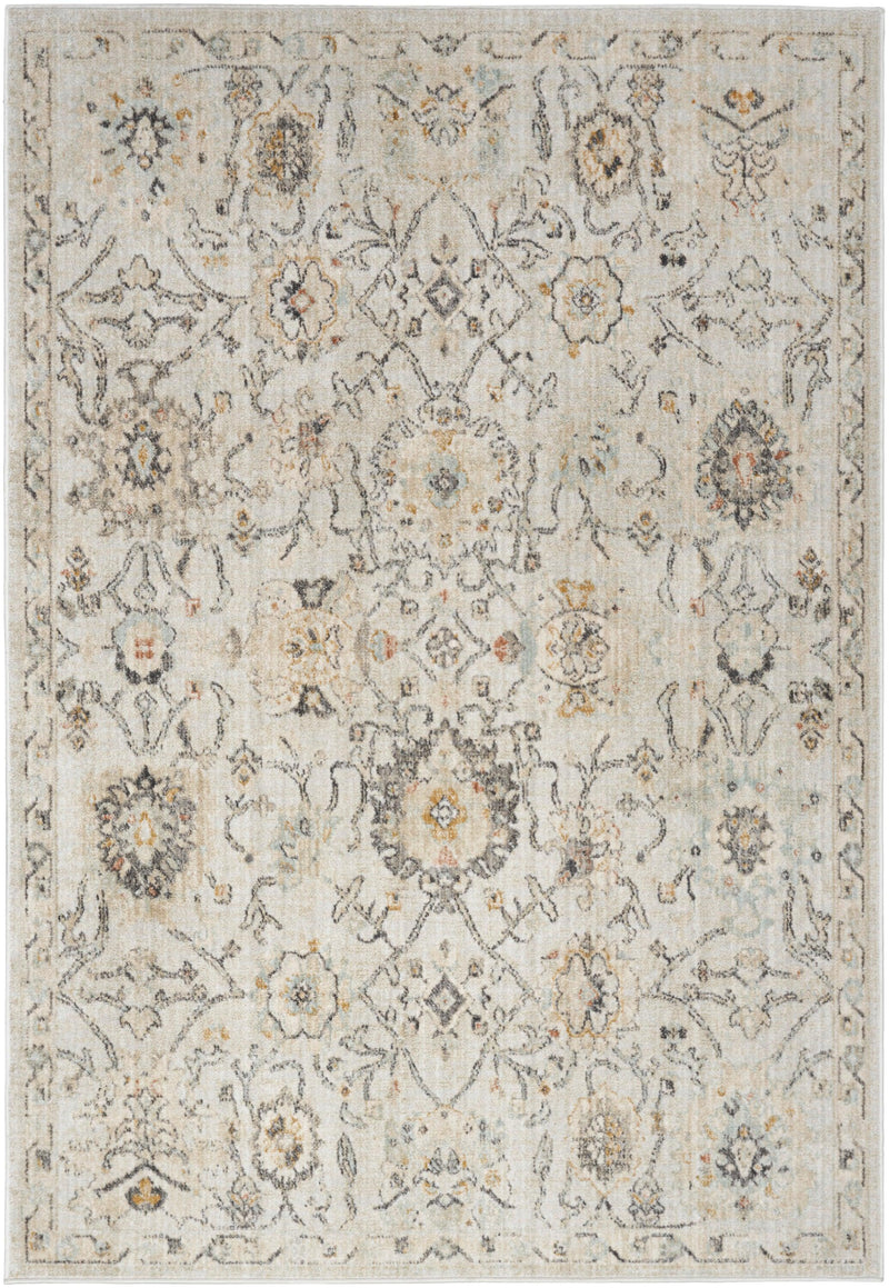 Nourison Oushak Home OUS01 Grey Vintage Indoor Rug