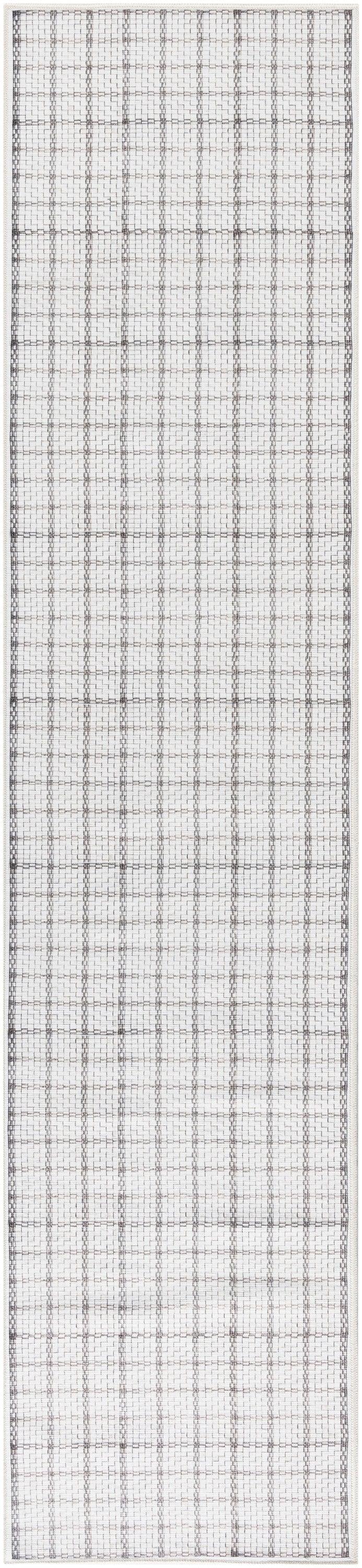 Nourison Home Nourison Washables 2'2" x 10' Ivory Modern Indoor Rug