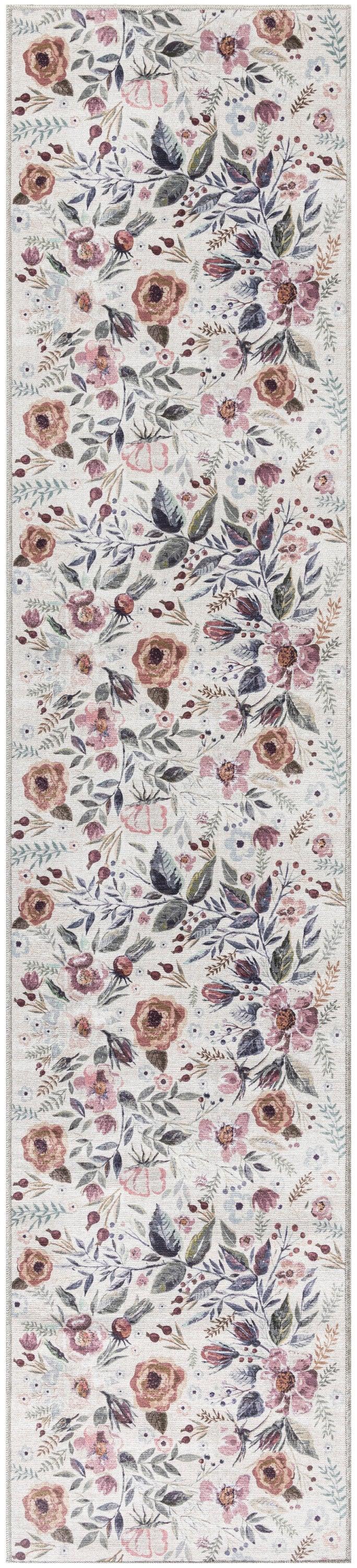 Nourison Home NWB01 Nourison Washables Ivory Pink Vintage Indoor Rug