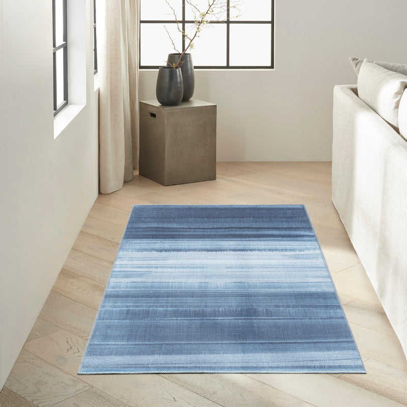 Calvin Klein Launder CK031 Aqua Modern Indoor Rug