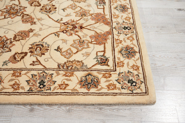 N N 2000 Ivory Traditional Indoor Rug