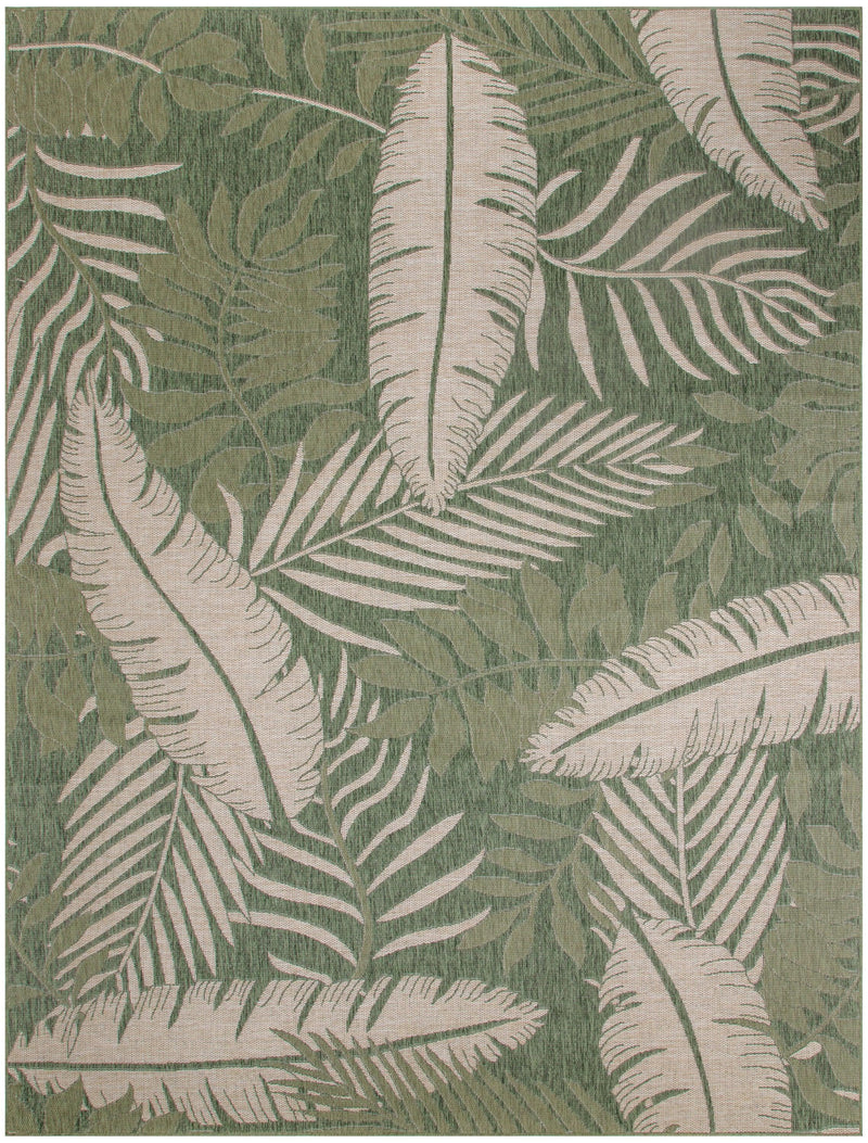 Nourison Garden Oasis GOA02 Green Ivory Outdoor Rug