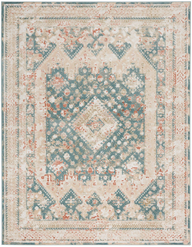 Nourison Thalia THL04 Green Ivory Vintage Indoor Rug