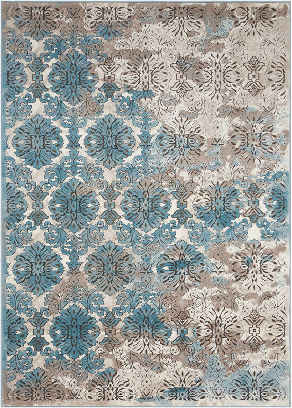 Nourison Karma KRM05 Ivory/Blue Vintage Indoor Rug