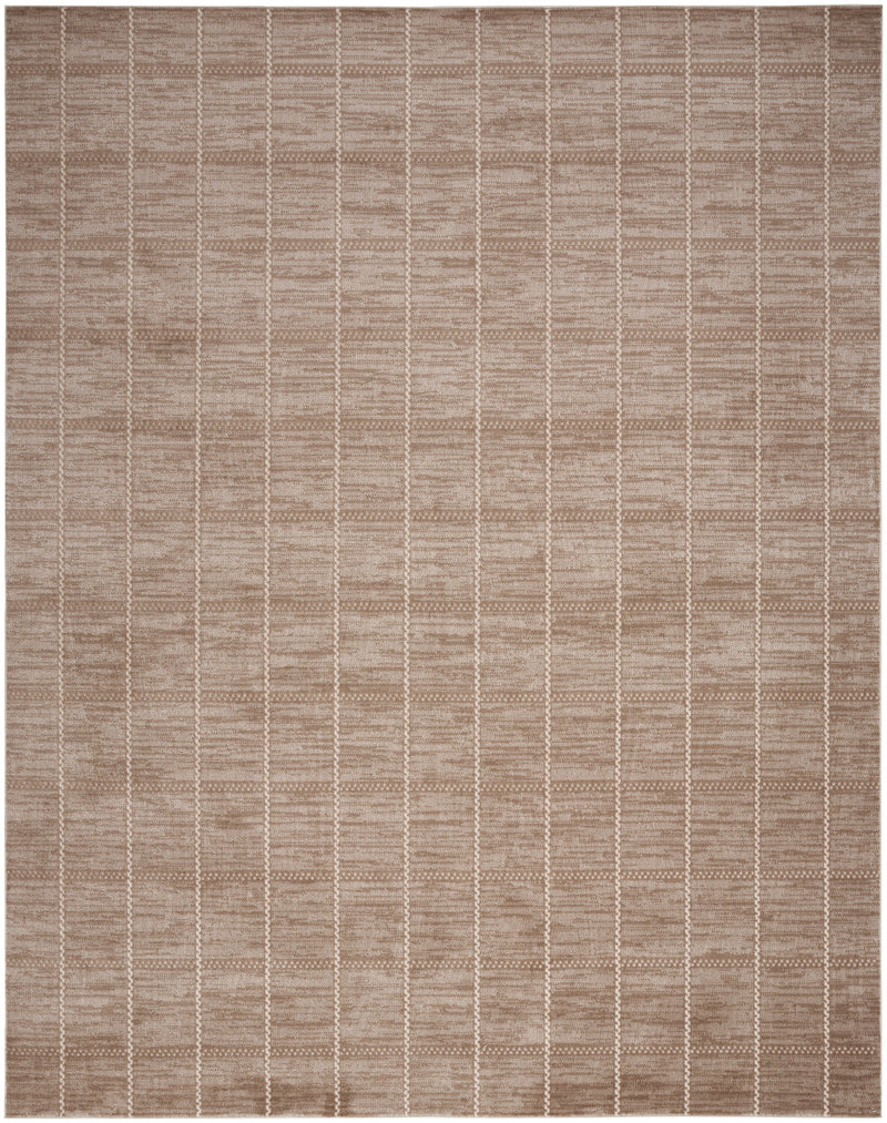 Nourison Serenity Home SRH05 Mocha Ivory Modern Indoor Rug