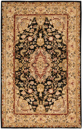 N N 2000 Black Traditional Indoor Rug