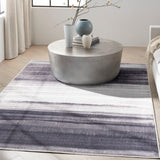 Calvin Klein LDR01 Launder Ivory Black Modern Indoor Rug