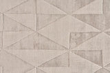 Gramercy Luxe Viscose Rug, High-low Pile, Metallic Taupe, 4ft x 6ft Area Rug - Modern Rug Importers