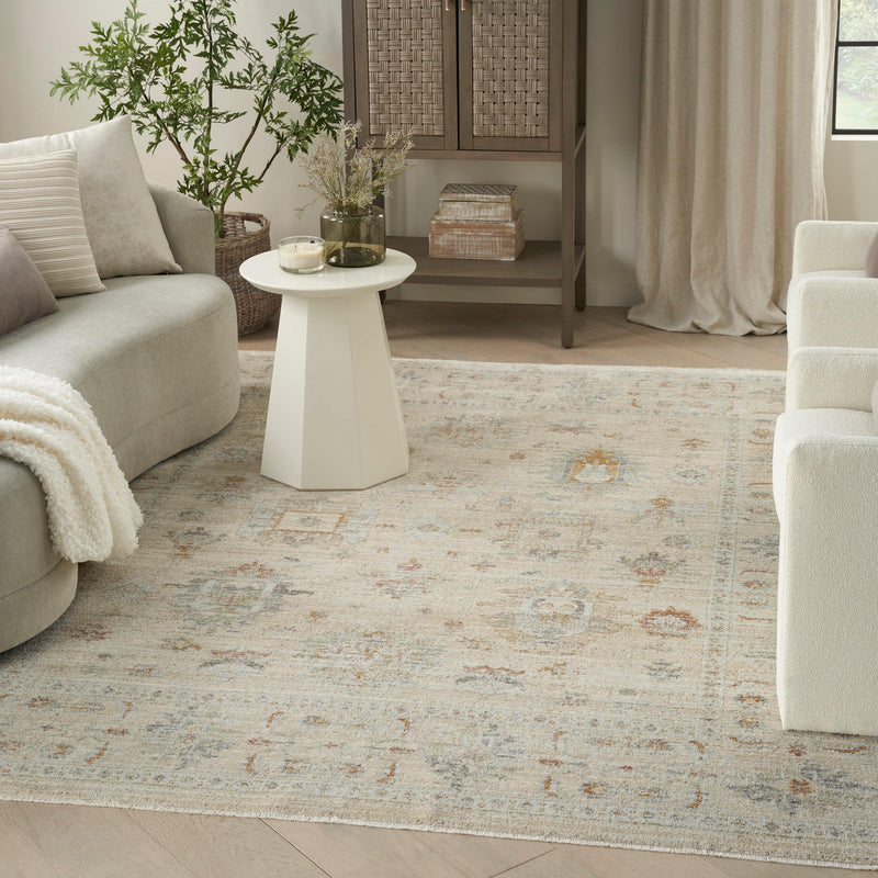 Nourison Oases OAE01 Ivory Beige Vintage Indoor Rug