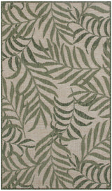 Nourison Garden Oasis GOA01 Ivory Green Outdoor Rug