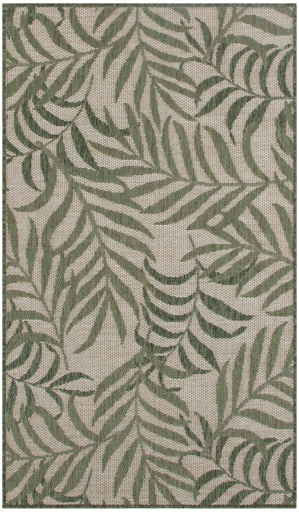 Nourison Garden Oasis GOA01 Ivory Green Outdoor Rug