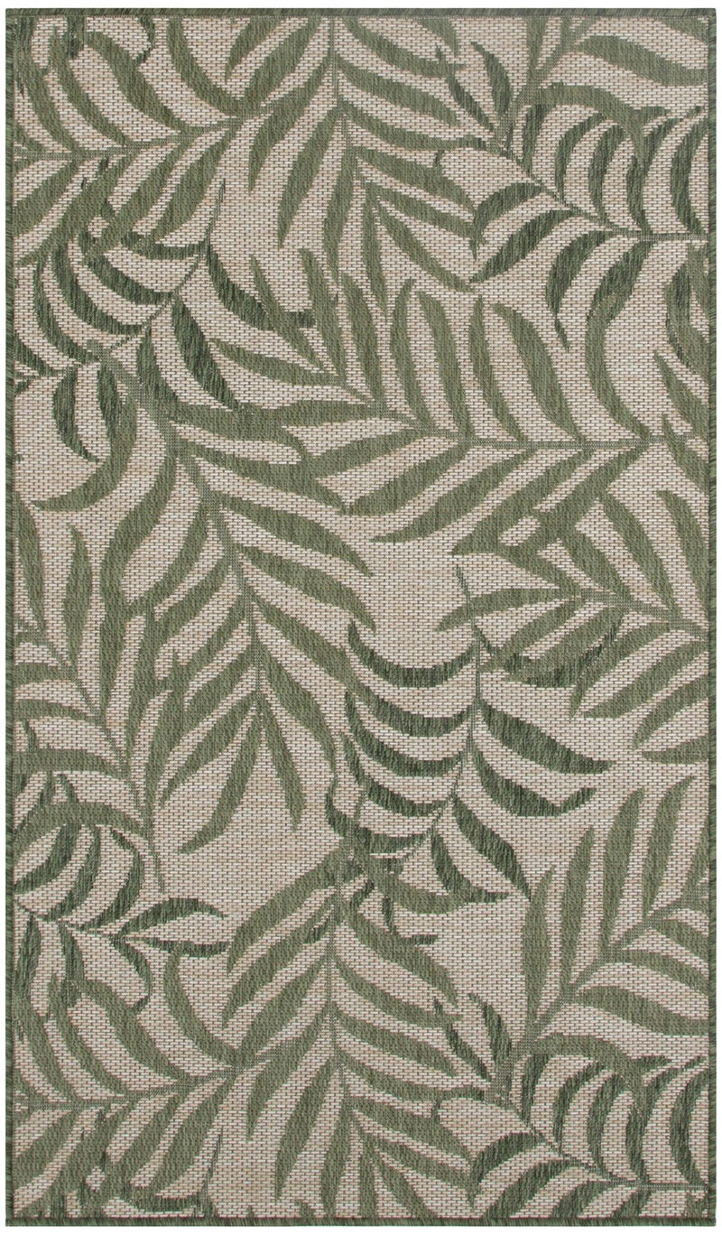 Nourison Garden Oasis GOA01 Ivory Green Outdoor Rug