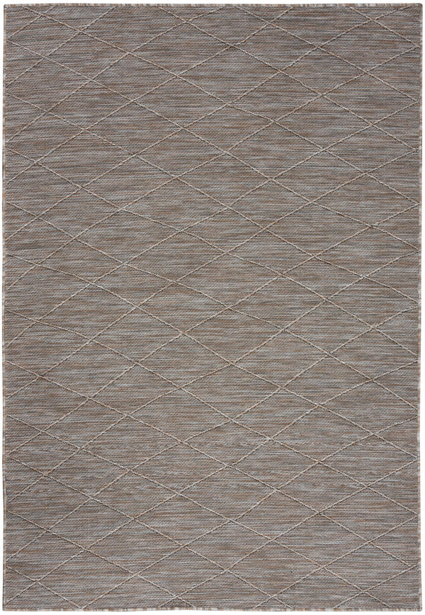 Nourison Washable Solutions WSL01 Grey/Mocha Modern Rug