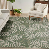 Nourison Garden Oasis GOA01 Green Ivory Outdoor Rug