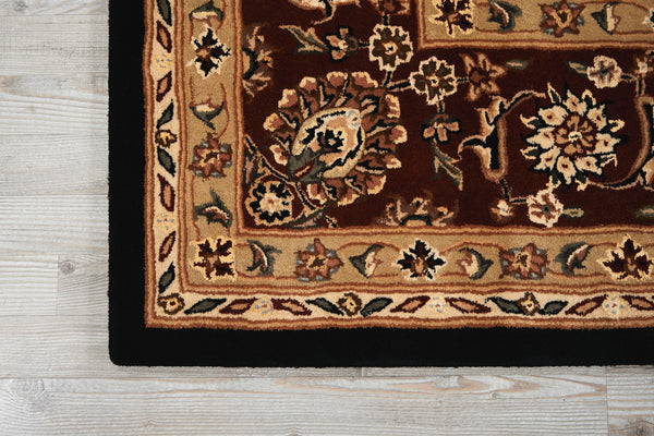 N N 2000 Black Traditional Indoor Rug