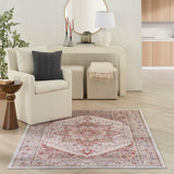 Nourison Vintage Home VNH01 Ivory Red Bohemian Indoor Rug