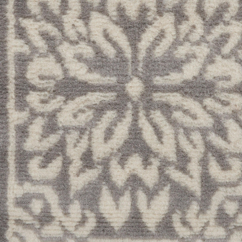 Nourison Jubilant JUB06 Ivory Grey Farmhouse Indoor Rug