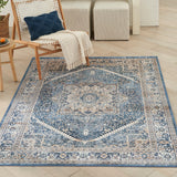 Nourison Vintage Home VNH01 Blue Bohemian Indoor Rug