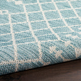 Nourison Positano POS02 Aqua Modern Rug