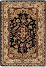 N N 2000 Black Traditional Indoor Rug