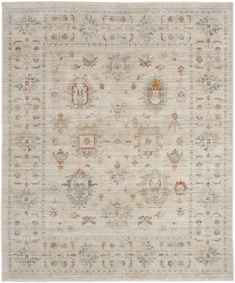 Nourison Oases OAE01 Ivory Beige Vintage Indoor Rug