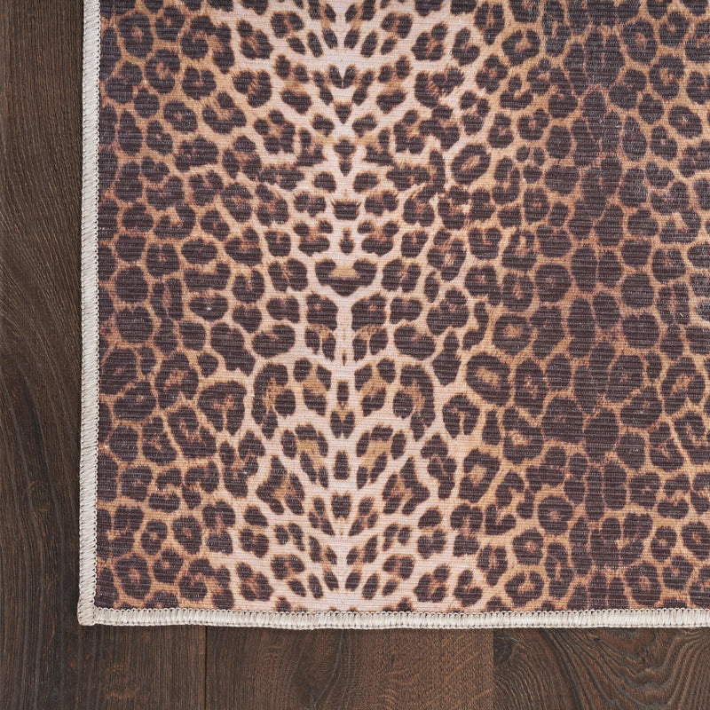 Nourison Home NWB11 Nourison Washables Leopard Modern Indoor Rug