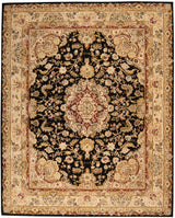 N N 2000 Black Traditional Indoor Rug