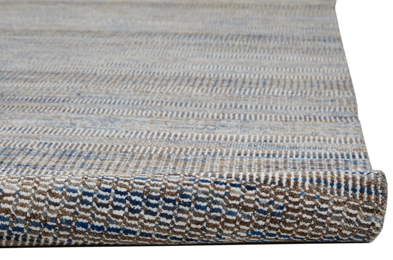 Janson Classic Striped Rug, Dark/Warm Gray, 5ft - 6in x 8ft - 6in Area Rug - Modern Rug Importers