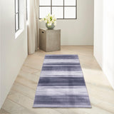 Calvin Klein Launder CK031 Grey Blue Modern Indoor Rug