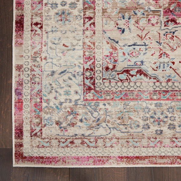 Nourison Vintage KashanVKA07 Red/Ivory Vintage Indoor Rug