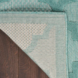 Nourison Easy Care NES01 Aqua/Teal Modern Rug