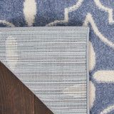 Nourison Nourison Essentials NRE04 Blue Ivory Modern Rug