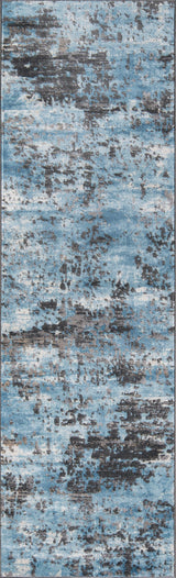 Juliet Charcoal Designer Abstract Runner Rug - Modern Rug Importers