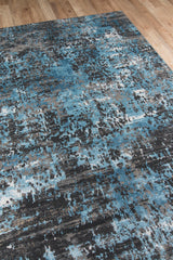 Juliet Charcoal Designer Abstract Runner Rug - Modern Rug Importers