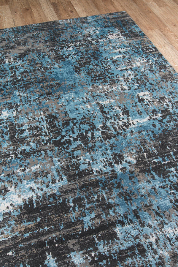 Juliet Charcoal Designer Abstract Runner Rug - Modern Rug Importers