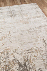 Juliet Copper Distressed Design Runner Rug - Modern Rug Importers