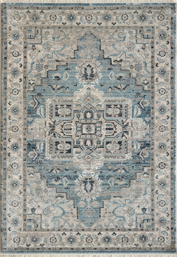 JUNO 6882-500 LIGHT BLUE/CREAM - Modern Rug Importers