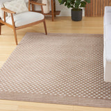 Nourison Care Free CAF02 Brown Modern Indoor Rug