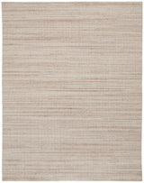 Keaton Handmade Wool Rug, Neutral Stripe, Tan/Beige, 9ft x 12ft Area Rug - Modern Rug Importers