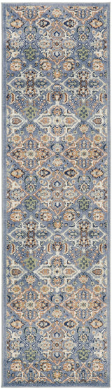 Nourison Home ALR03 Allur Light Blue Bohemian Indoor Rug