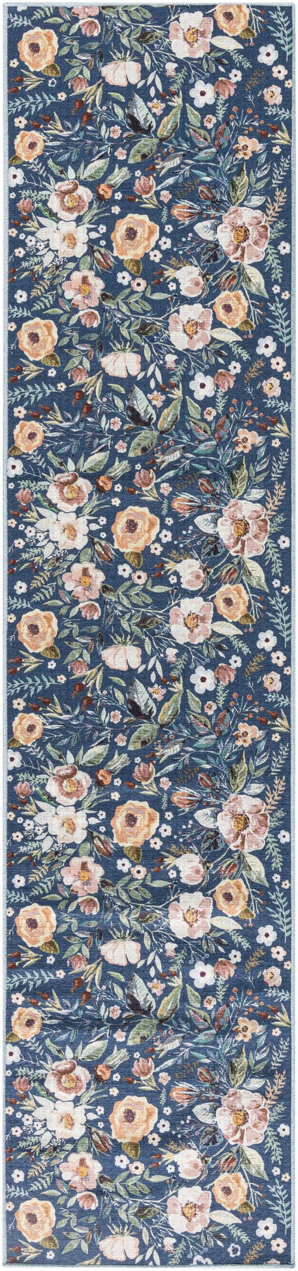 Nourison Home NWB01 Nourison Washables Navy Multicolor Vintage Indoor Rug