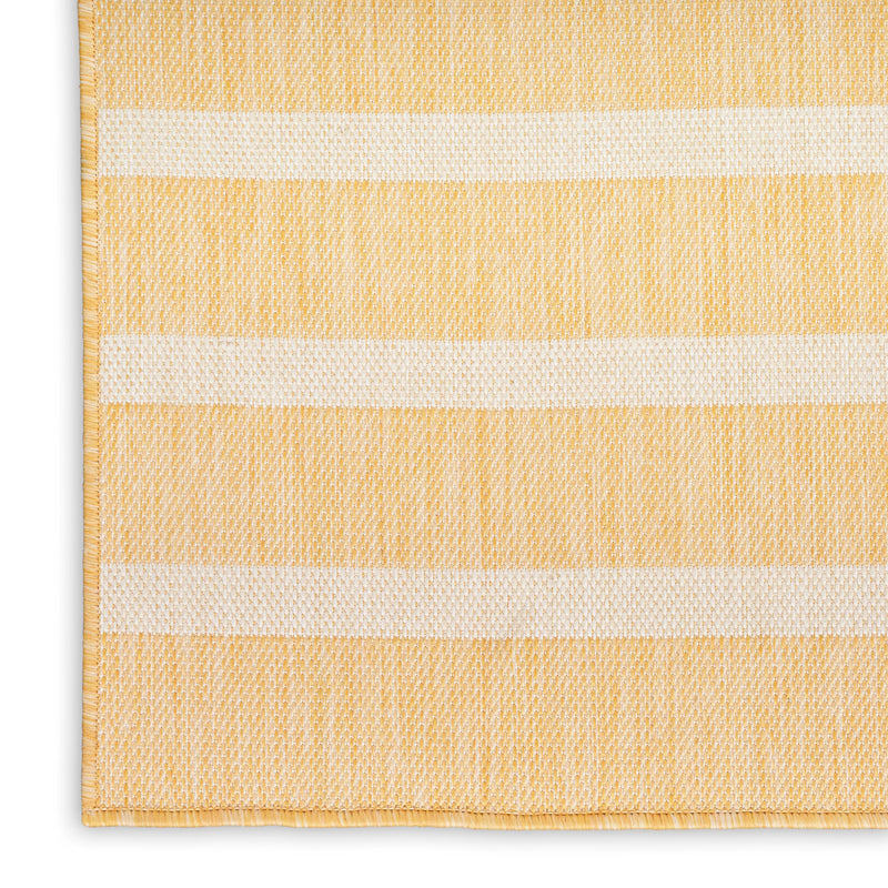 Nourison Positano POS03 Yellow Ivory Modern Rug